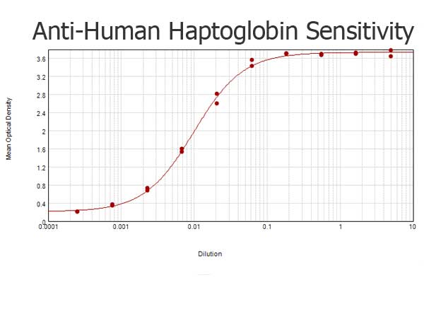Rabbit anti-Human Haptoglobin antibody ELISA